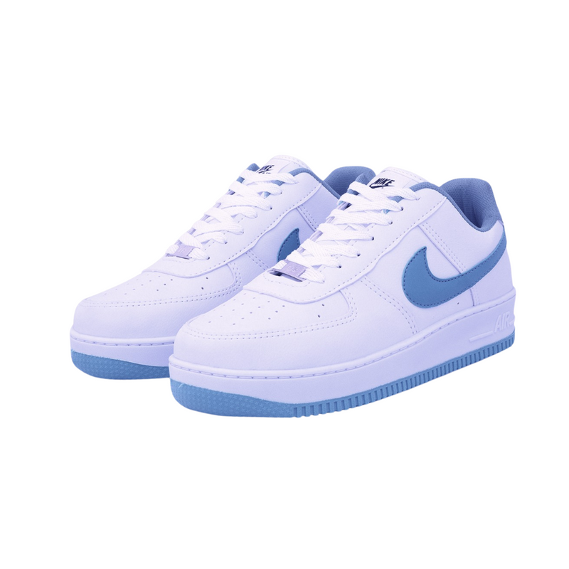 Nike Air Force 1 Retro - Branco e Celeste