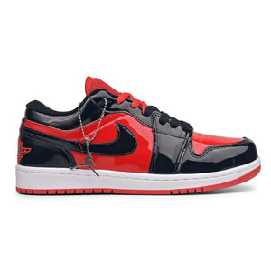 Nike Air Jordan Low - Preto e Vermelho Verniz