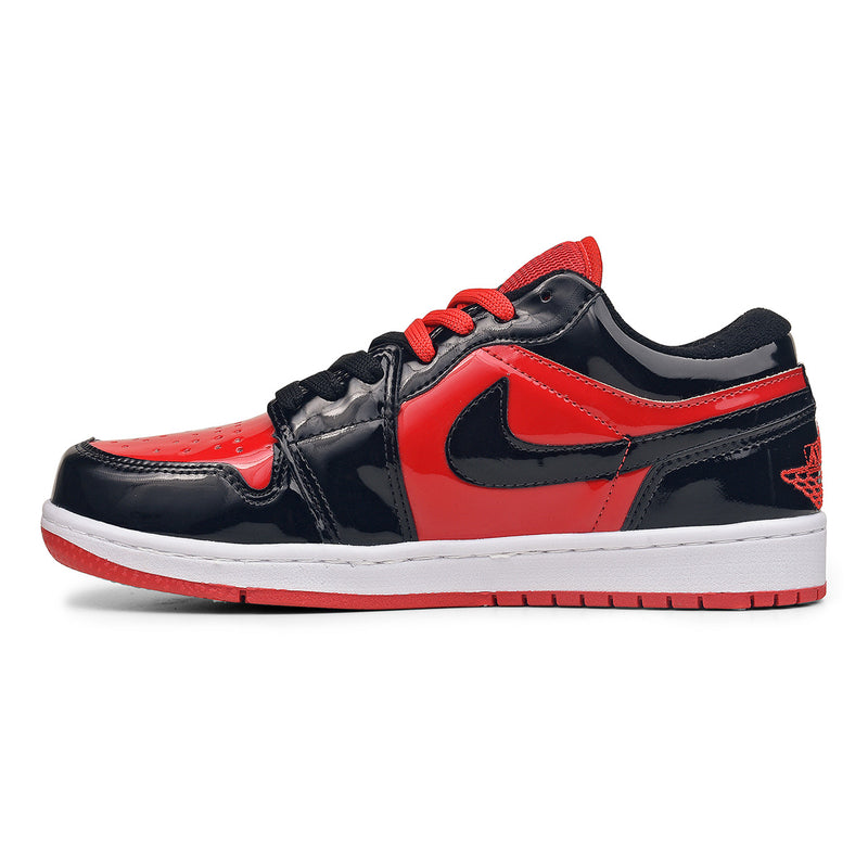 Nike Air Jordan Low - Preto e Vermelho Verniz