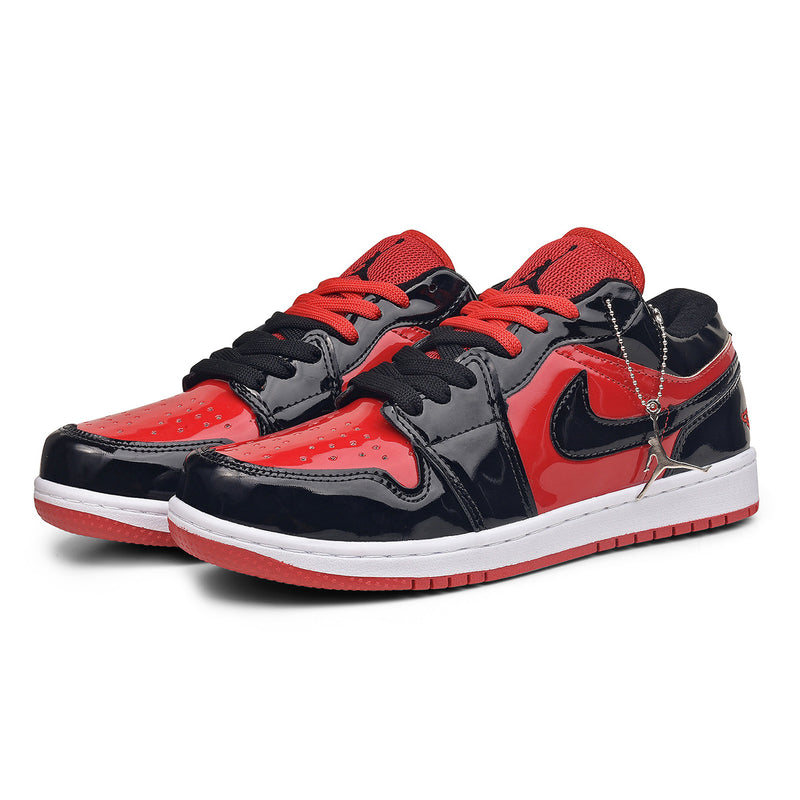 Nike Air Jordan Low - Preto e Vermelho Verniz