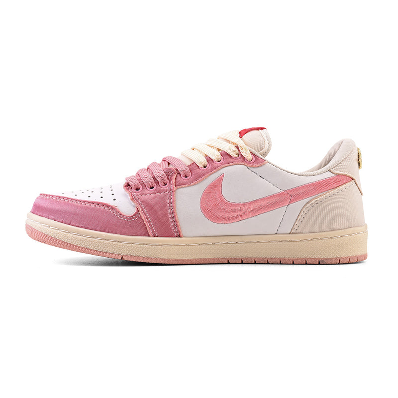 Nike Air Jordan 1 Retro Low OG Trophy Room Away - Branco/Rosa