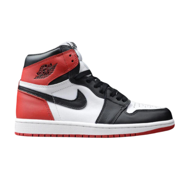 Nike Air Jordan 1 High Satin Black Toe - Tricolor New