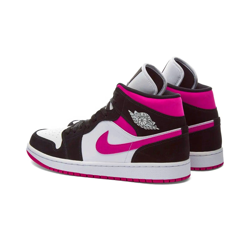 Air Jordan 1 Mid Cactus Flower - Preta e Rosa