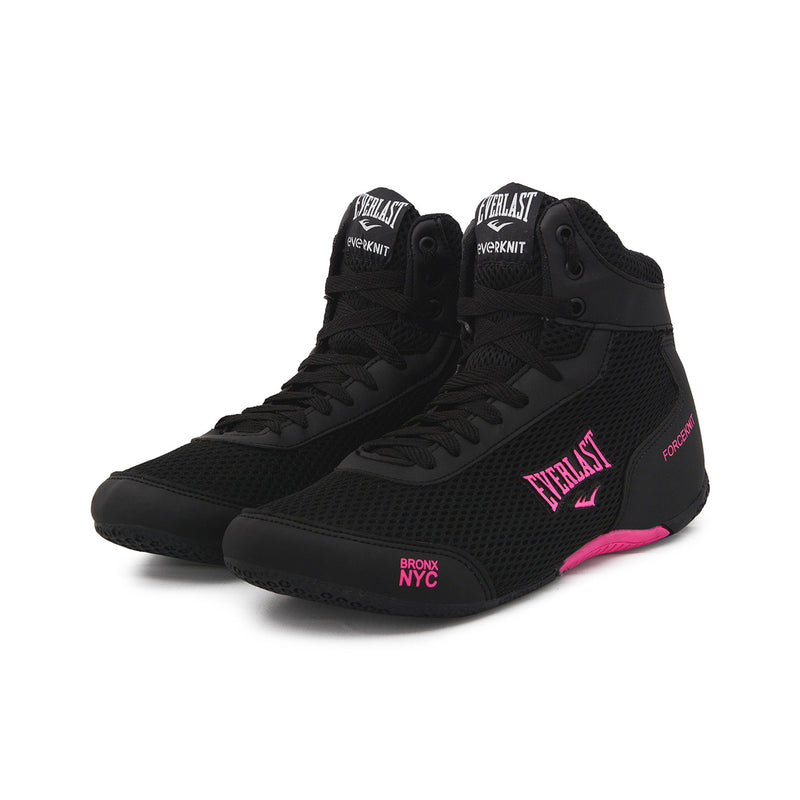 Bota Everlast Forceknit - Preto e Rosa