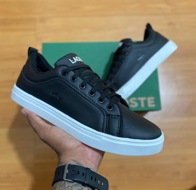 Sapatênis Lacoste - Preto e Branco