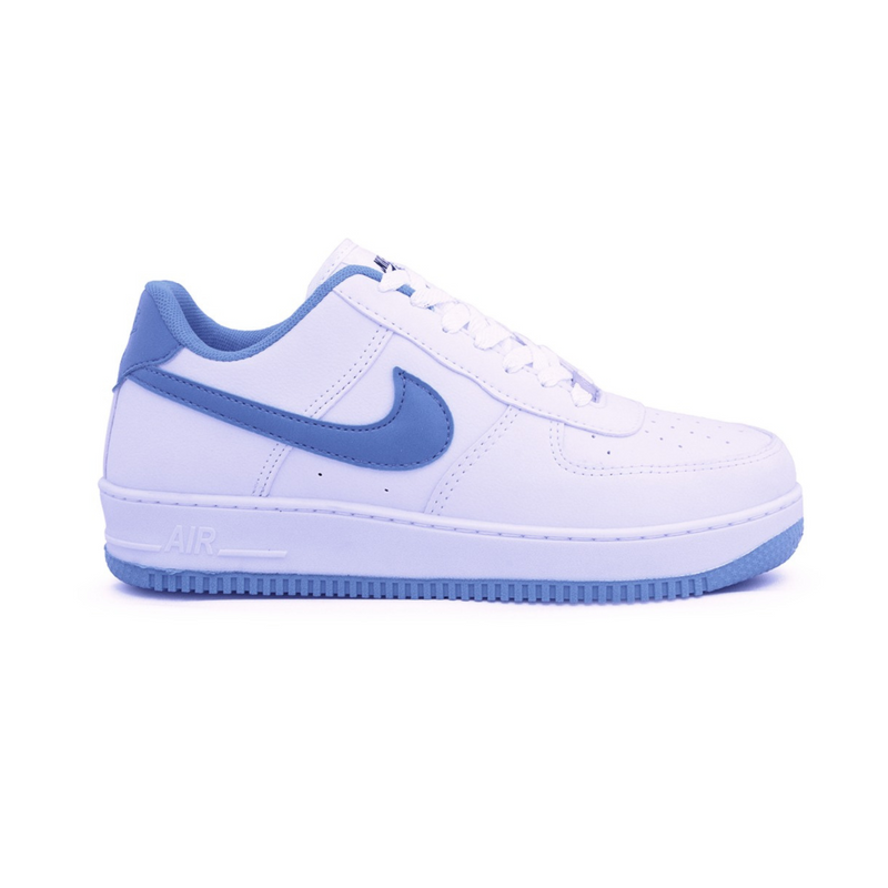 Nike Air Force 1 Retro - Branco e Celeste