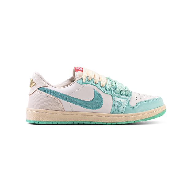 Nike Air Jordan 1 Retro Low OG Trophy Room Away - Branco e Verde Água