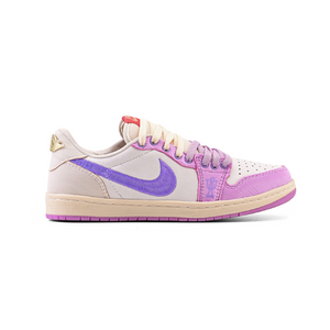 Nike Air Jordan 1 Retro Low OG Trophy Room Away -Branco/Lilás