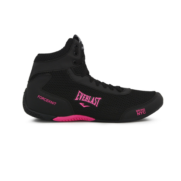 Bota Everlast Forceknit - Preto e Rosa