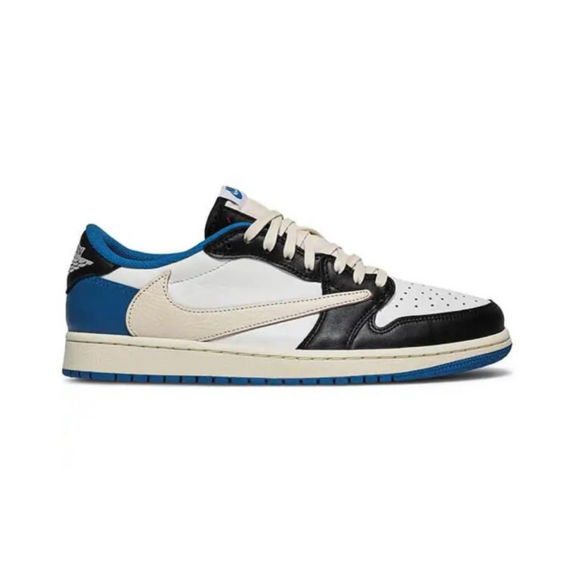 Nike Jordan Travis Scott - Azul, Branco e Preto