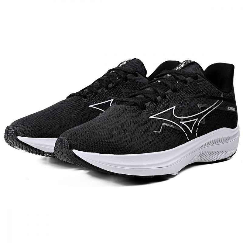 Mizuno Wave Rider - Preto e Branco