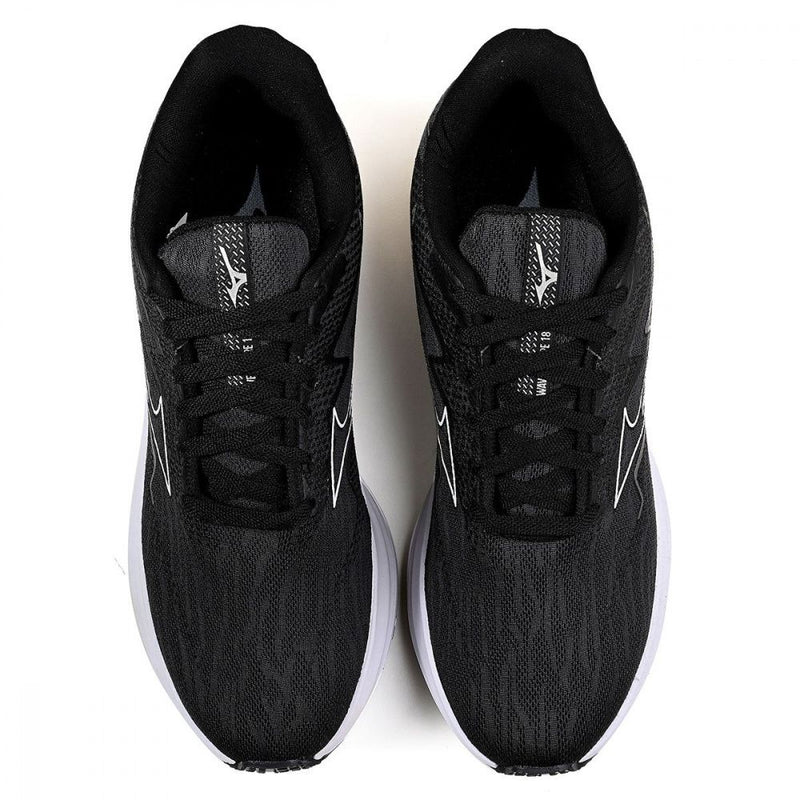 Mizuno Wave Rider - Preto e Branco