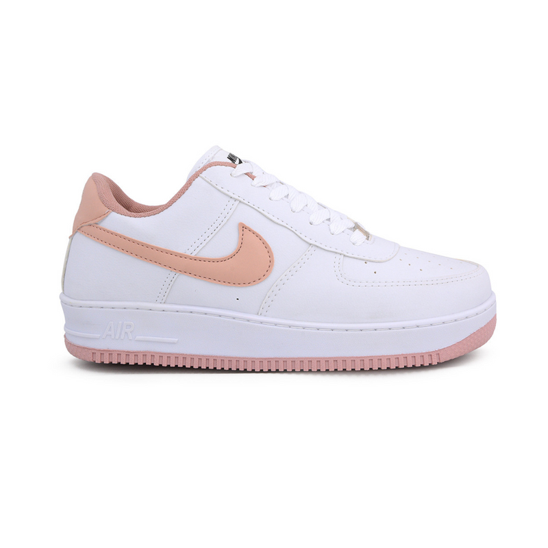 Nike Air Force 1 Retro - Branco e Nude